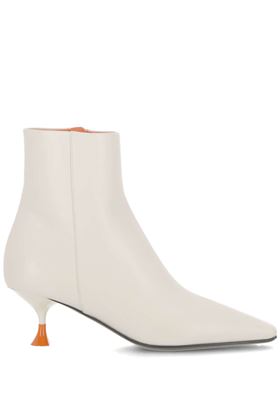 50mm leather ankle boots 3JUIN | 324W7007J0871107OXFOR IVORY